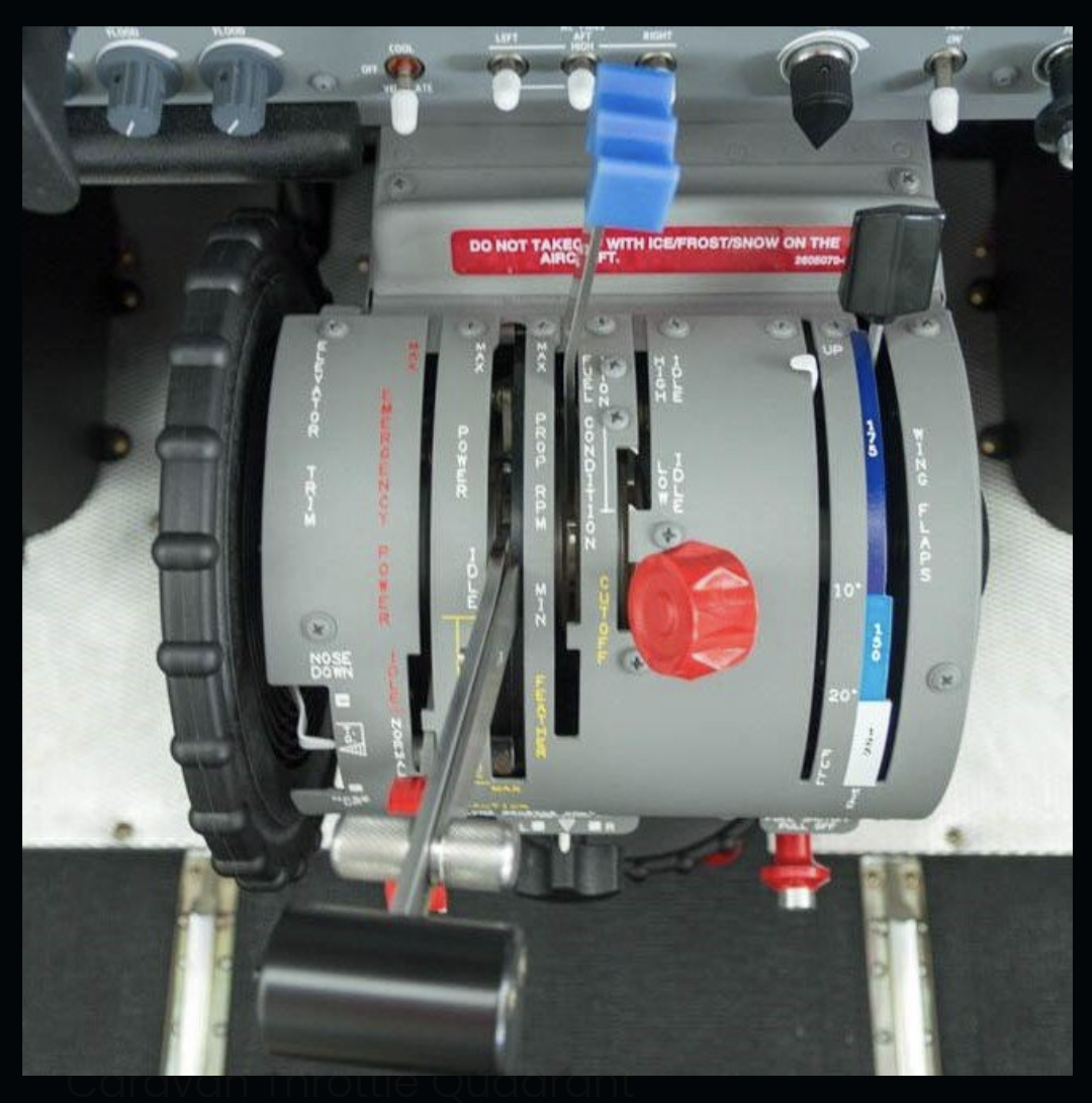 Cessna Caravan Fuel Condition Lever